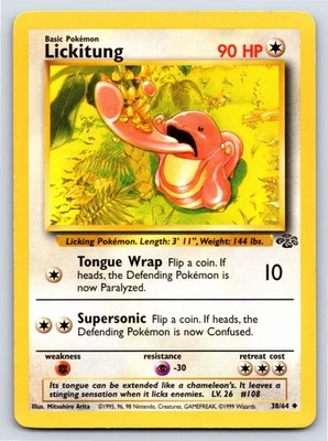 Jungle - MP - Lickitung 38/64 Unlimited US Seller - Image 1 of 2
