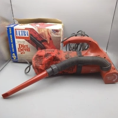 Dirt Devil Ultra Hand Handheld Corded Vacuum Model 08230  4 Amp Red USA -W/Box - Image 1 of 4