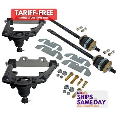 Spc 94218, Pair of Adjustable Control Arm Strut Rod Black Steel Performance Part - Image 1 of 4