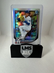 2025 Bowman Chrome - Roki Sasaki Rookie Red Badge Refractor - Picture 1 of 1
