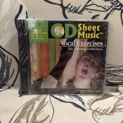 CD Sheet Music Vocal Exercises The Ultimate Collection New Sealed - Image 1 of 3
