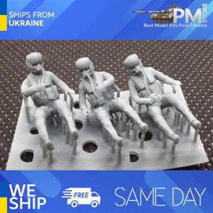 Rise144 Models RM72014 1/72 Pilots with JHMSC helmet MBU-23 mask - Picture 1 of 3