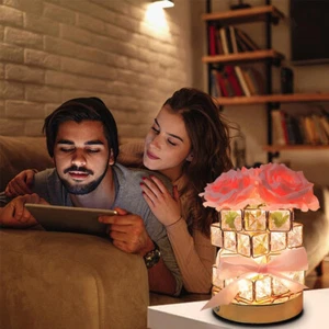 New Creative Nightstand Table Lamp, Rechargeable Bedroom Bedside Decoration Lamp - Photo 1/14