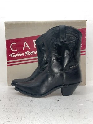New Women’s Black Capezio Cowboy Boots. L 290 9 M. 15-75 - Image 1 of 4