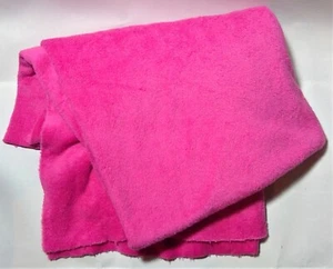 Hot Pink Fleece Fabric - 1.25 Yards - 62 Inches Wide - Picture 1 of 2