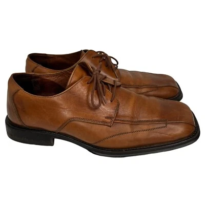 Zapato de vestir Oxford de cuero Bachrach con cordones para hombre marrón 11,5 M Foto 1 de 4