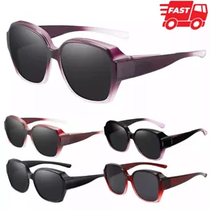 Womens Fit Over Sunglasses Polarized Wear Over Glasses Driving Ladies Fashion UK - Picture 1 of 14