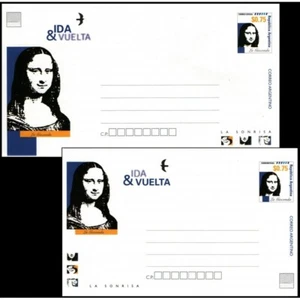 LA GIOCONDA-ARGENTINA.1999-COVER-GO AND RETURN-SMILE LA GIOCONDA- - Picture 1 of 1