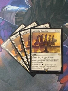 Increasing Devotion x 4 | 7% Off 2+ | UB: LOTR | NM | MTG - Picture 1 of 1