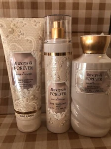 BATH AND BODY WORKS Always And Forever Mist, Cream And Body Wash - Picture 1 of 2