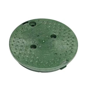 10 in. Round Standard Series Valve Box Cover, Green Icv | Nds Cntrl Irrig Lid - Picture 1 of 5