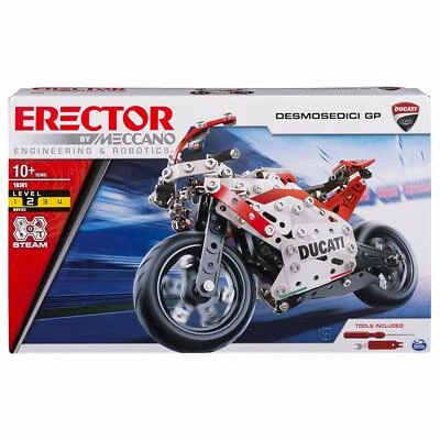 MECCANO Erector Ducati GP Model Motorcycle Building Kit Stem Engineering 358 - Image 1 of 4