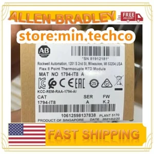 New Allen-Bradley AB 1794-IT8 SERA Flex I/O 8 Channel Thermocouple Input Module - Imagen 1 de 3