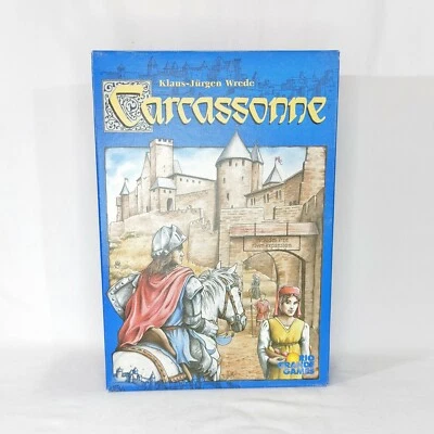 Carcassonne Board Game With River Expansion Pack Rio Grande Games 2000 - Image 1 of 4