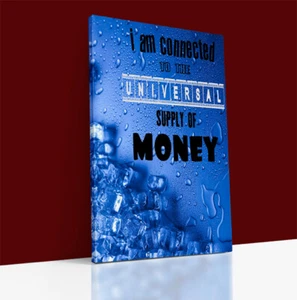 Impresión artística en lienzo conectada a suministro universal de dinero para pared lista para colgar - Imagen 1 de 6
