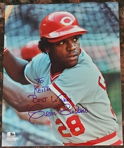 Cesar Cedeno Autograph 8x10 Photograph MLB Cincinnati Reds Houston Astros - Picture 1 of 11