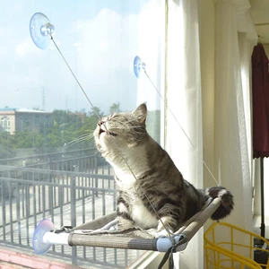 Cat Bed Window, Cat Window Hammock Window Perch, Safety Cat Shelves Space Saving - Picture 1 of 12