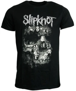 Camiseta negra Slipknot Skull Group OFICIAL - Imagen 1 de 2