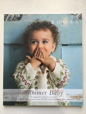 Rowan Summer Baby 20 Designs Boy Girl Child Toddler 0 to 4 y Knitting Patterns - Image 1 of 2