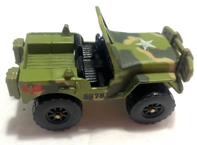 Jeep Ford GP Maisto Gi Joe 2001 vintage verde camuflaje escala 1:64 suelto Foto 1 de 4