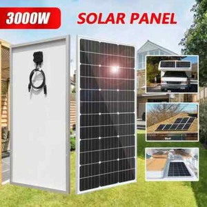Generatore di Energia Pannello Solare 3000W 18V Alta Efficienza Portatile Ricarica Flessibile - Foto 1 di 26