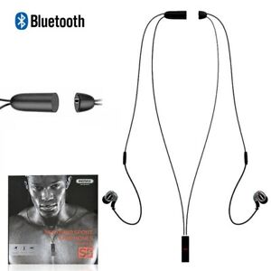 Sport Fitness Neckband Wireless For Bluetooth Earphones Mobile Audio Headphones