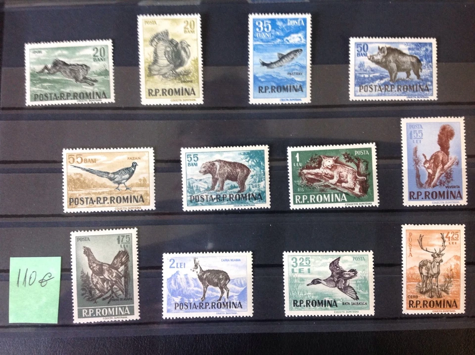 Caza/Vanatoarea - Perf. sets/MLH - 1956 Michel catálogo valor 110 euros EXCELENTE Foto 1 de 1