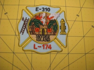 DNY NEW YORK SNYDER ISLAND E-310 / L-174 FIRE DEPT PATCH FREE SHIPPING!!! - Picture 1 of 1
