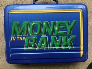 WWE offizielle volle Größe Replik blau Geld auf der Bank Aktentasche KEINE SCHLÜSSEL entsperrt - Bild 1 von 14