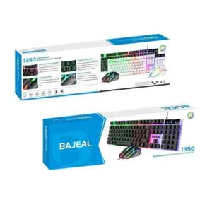 Universal LED Wired Gaming Keyboard with USB Mouse - 1000DPI - 104Keys - Optical - Picture 1 of 3