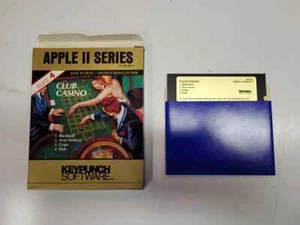 club casino apple II video game keypunch software / me522r2t1 - Picture 1 of 3