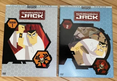 Samurai Jack: Season 1 & 2 (DVD 2-Disc Sets w Slipcovers) Genndy Tartakovsky - Image 1 of 3