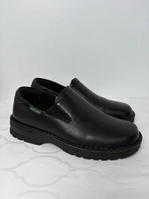 Женские черные кожаные туфли на плоской подошве Eastland Newport без шнуровки размер 9 M повседневные 3181 - Изображение 1 из 4