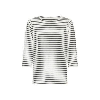 Camel active Damen T-Shirt Regular Fit blau weiß gestreift 9T90 309335 47 night  - Bild 1 von 3