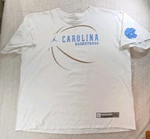 T-shirt Jordan Team Nike Sport 2XL bianca UNC Tarheel University North Carolina - Foto 1 di 17