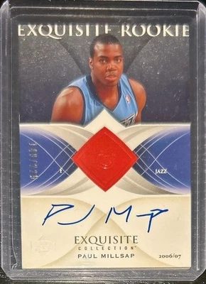 2006-07 Upper Deck Exquisite Collection Paul Millsap Auto Rookie RC /225 - Image 1 of 2