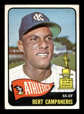 Bert Campaneris RC 1965 Topps #266 Foto 1 de 2