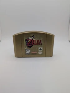 Legend of Zelda Ocarina of Time Gold Edición Coleccionista Nintendo 64 N64 Probado - Imagen 1 de 5