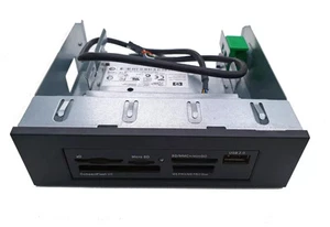 HP 480032-001 22-in-1 Media Card Reader with 5,25" bracket for HP computers - Photo 1/3