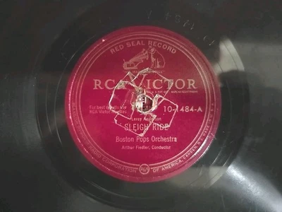 RCA Victor Record 10-1484 ~ 1949 Leroy Anderson Sleigh Ride Serenata (V) TESTED - Image 1 of 4