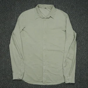 Lululemon Shirt Mens Large Green Button Up Long Sleeve Airing Easy - Picture 1 of 8