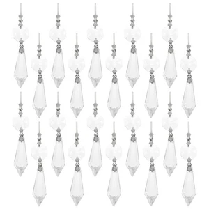20Pcs Chandelier Crystals Parts Chandelier Prisms Pendants - Picture 1 of 11