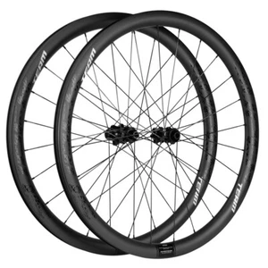 700C Carbon Wheelset 38mm Depth 31mm Width Road Disc Gravel Wheels  Axle Thru - Picture 1 of 9