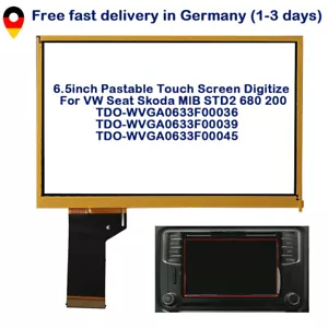 6.5 Touchscreen Digitizer für VW MIB STD2 TDO-WVGA0633F00039 TDO-WVGA0633F00045 - Bild 1 von 11