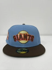 San Francisco Giants MLB New Era Hat Club Inaugural Side Patch Fitted Cap 7 3/8 - Picture 1 of 5
