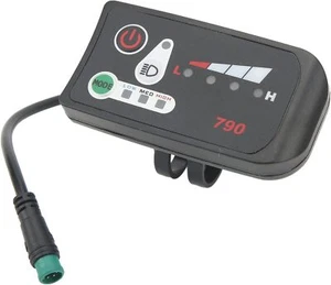 Electric Bike LED Display, ABS 24V 36V 48V Panel Screen Data Display Meter #2 - Picture 1 of 9