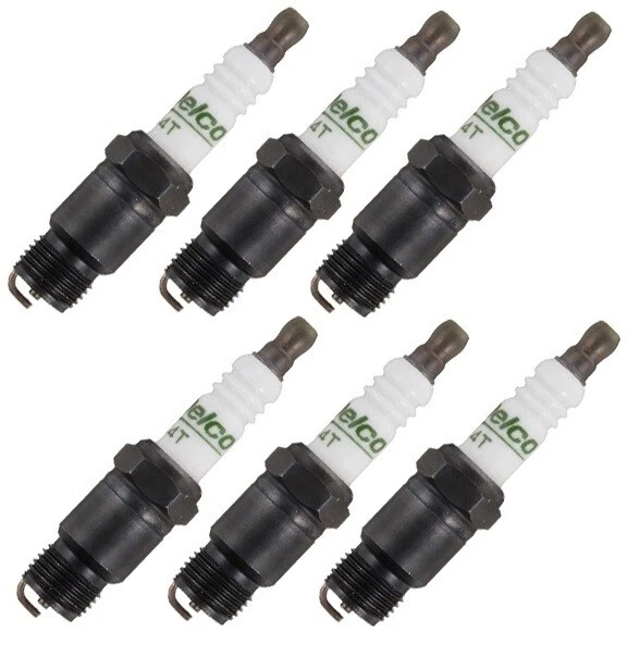Juego de 6 bujías AcDelco para Chevy C20 GMC K15 Oldsmobile Pontiac 4,1 L L6 Foto 1 de 1