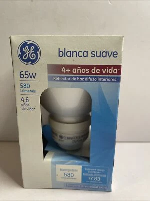 GE 65 Watt Soft White Light Bulb - BR30  580 Lumens - Image 1 of 4
