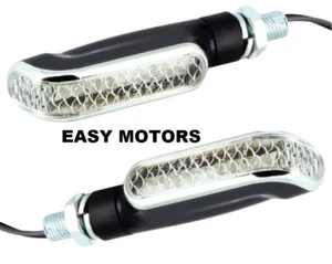 Par Intermitente Dardo Homologada C.E Para LED Curvo 80 x 20mm X Moto y Scooters - Imagen 1 de 1