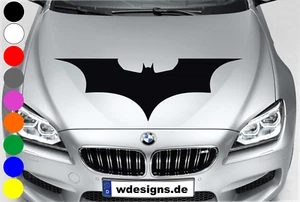WD Auto Aufkleber Batman Batmobil 90x30cm Autoaufkleber Motorhaube Wunschfarbe - Bild 1 von 2